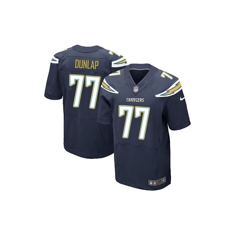 Cheap San King Dunlap Chargers Jersey From China Navy Elite #77