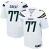 Cheap San King Dunlap Chargers Jersey From China White Elite #77