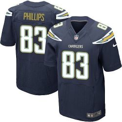 Cheap San John Phillips Chargers Jersey From China Navy Elite #83