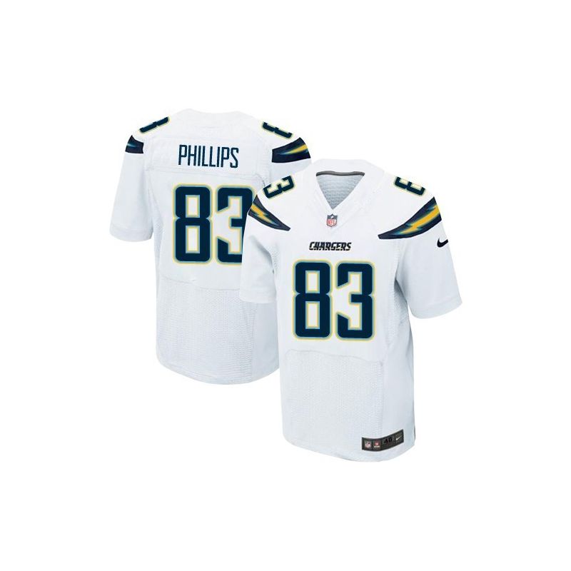 Cheap San John Phillips Chargers Jersey From China White Elite #83