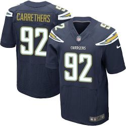 Cheap San Ryan Carrethers Chargers Jersey From China Navy Elite #92