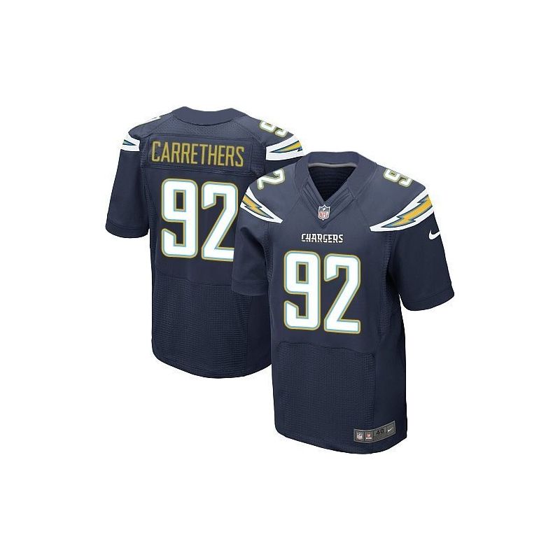 Cheap San Ryan Carrethers Chargers Jersey From China Navy Elite #92