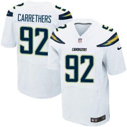 Cheap San Ryan Carrethers Chargers Jersey From China White Elite #92
