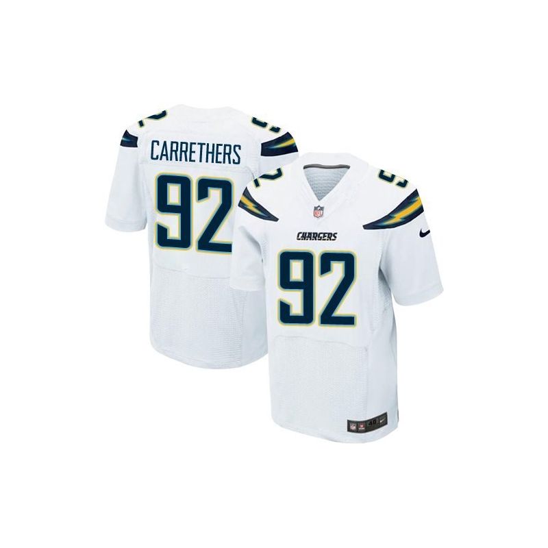 Cheap San Ryan Carrethers Chargers Jersey From China White Elite #92