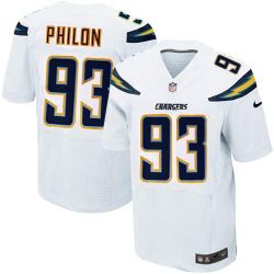 Cheap San Darius Philon Chargers Jersey From China White Elite #93