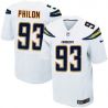 Cheap San Darius Philon Chargers Jersey From China White Elite #93
