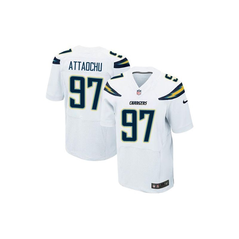 Cheap San Jeremiah Attaochu Chargers Jersey From China White Elite #97