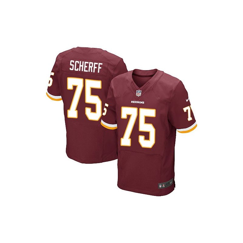 Cheap Brandon Scherff Redskins Jersey From China Red Elite #75