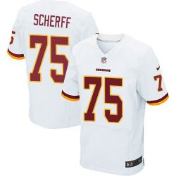 Cheap Brandon Scherff Redskins Jersey From China White Elite #75