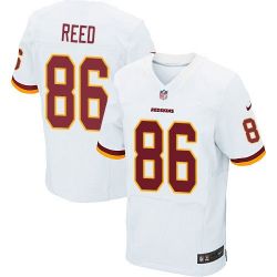 Cheap Jordan Reed Redskins Jersey From China White Elite #86