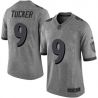 Cheap Justin Tucker Ravens Jersey From China Gridiron Gray #9