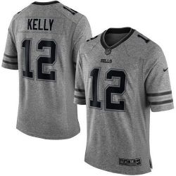Cheap Jim Kelly Bills Jersey From China Gridiron Gray #12