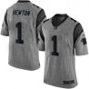 Cheap Cam Newton Panthers Jersey From China Gridiron Gray #1