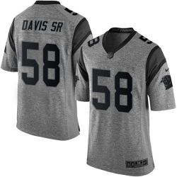 Cheap Thomas Davis Sr Panthers Jersey From China Gridiron Gray #58