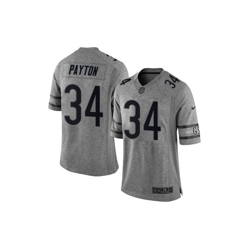 Cheap Walter Payton Bears Jersey From China Gridiron Gray #34