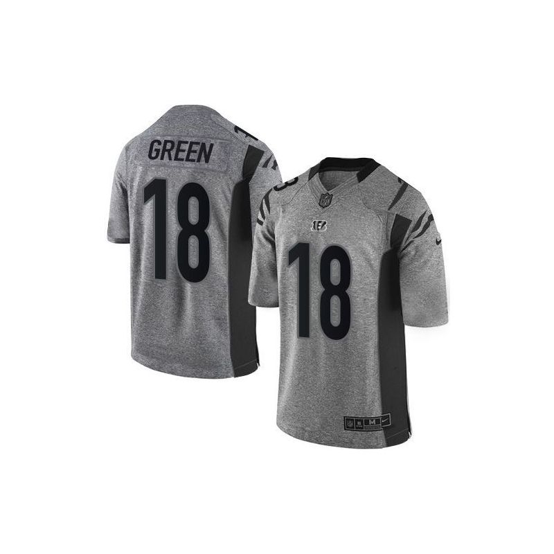 Cheap AJ Green Bengals Jersey From China Gridiron Gray #18