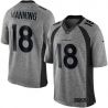 Cheap Peyton Manning Broncos Jersey From China Gridiron Gray #18