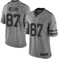 Cheap Green Jordy Nelson Packers Jersey From China Gridiron Gray #87