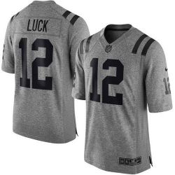 Cheap Andrew Luck Colts Jersey From China Gridiron Gray #12