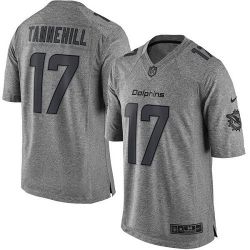 Cheap Ryan Tannehill Dolphins Jersey From China Gridiron Gray #17