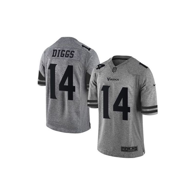 Cheap Stefon Diggs Vikings Jersey From China Gridiron Gray #14