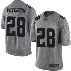 Cheap Adrian Peterson Vikings Jersey From China Gridiron Gray #28