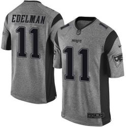 Cheap New Julian Edelman Patriots Jersey From China Gridiron Gray #11