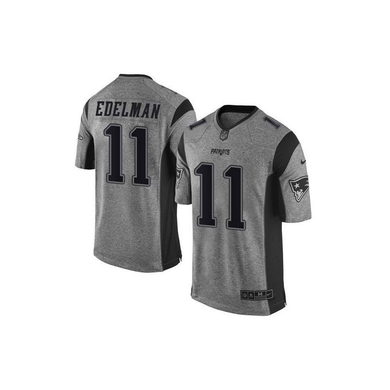 Cheap New Julian Edelman Patriots Jersey From China Gridiron Gray #11