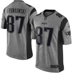 Cheap New Rob Gronkowski Patriots Jersey From China Gridiron Gray #87