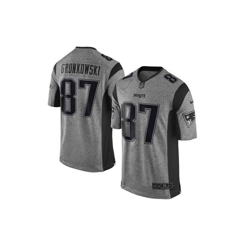 Cheap New Rob Gronkowski Patriots Jersey From China Gridiron Gray #87