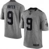 Cheap New Drew Brees Saints Jersey From China Gridiron Gray #9