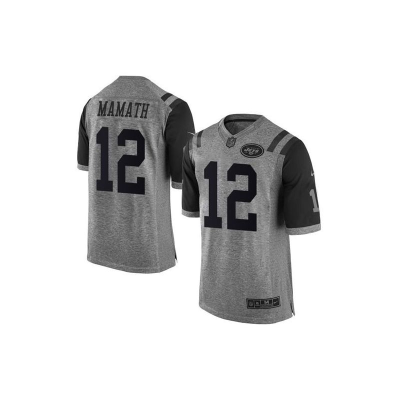 Cheap Joe Namath Jets Jersey From China Gridiron Gray #12