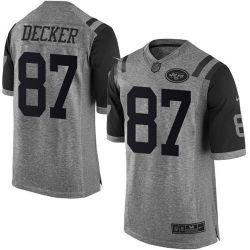 Cheap Eric Decker Jets Jersey From China Gridiron Gray #87