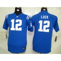 Cheap Andrew Luck Colts Youth Jersey #12 Blue From China
