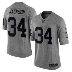 Cheap Bo Jackson Raiders Jersey From China Gridiron Gray #34