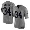 Cheap Bo Jackson Raiders Jersey From China Gridiron Gray #34