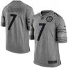 Cheap Ben Roethlisberger Steelers Jersey From China Gridiron Gray #7