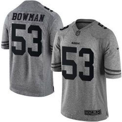 Cheap NaVorro Bowman 49ers Jersey From China Gridiron Gray #53
