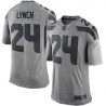 Cheap Marshawn Lynch Seahawks Jersey From China Gridiron Gray #24