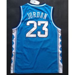 Cheap Michael Jordan University of North Carolina Jersey #23 Throwback Blue