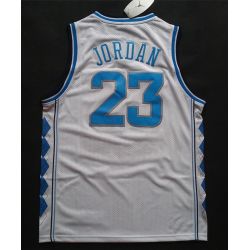 Cheap Michael Jordan University of North Carolina Jersey #23 Throwback White