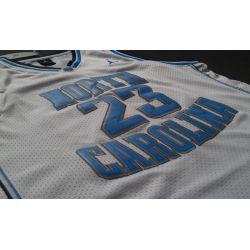 Cheap Michael Jordan University of North Carolina Jersey #23 Throwback White