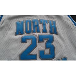 Cheap Michael Jordan University of North Carolina Jersey #23 Throwback White