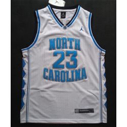 Cheap Michael Jordan University of North Carolina Jersey #23 Throwback White