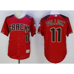 Cheap AJ Pollock Diamondbacks Jersey From China Red 2016 #11 in Men Women Youth Size