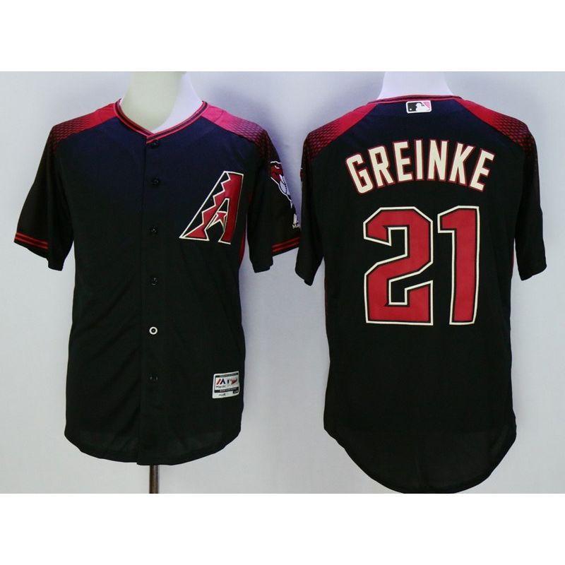 Cheap Zack Greinke Diamondbacks Jersey From China Black 2016 #21 in Men Women Youth Size