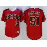 Cheap Randy Johnson Diamondbacks Jersey From China Red 2016 #51 in Men Women Youth Size