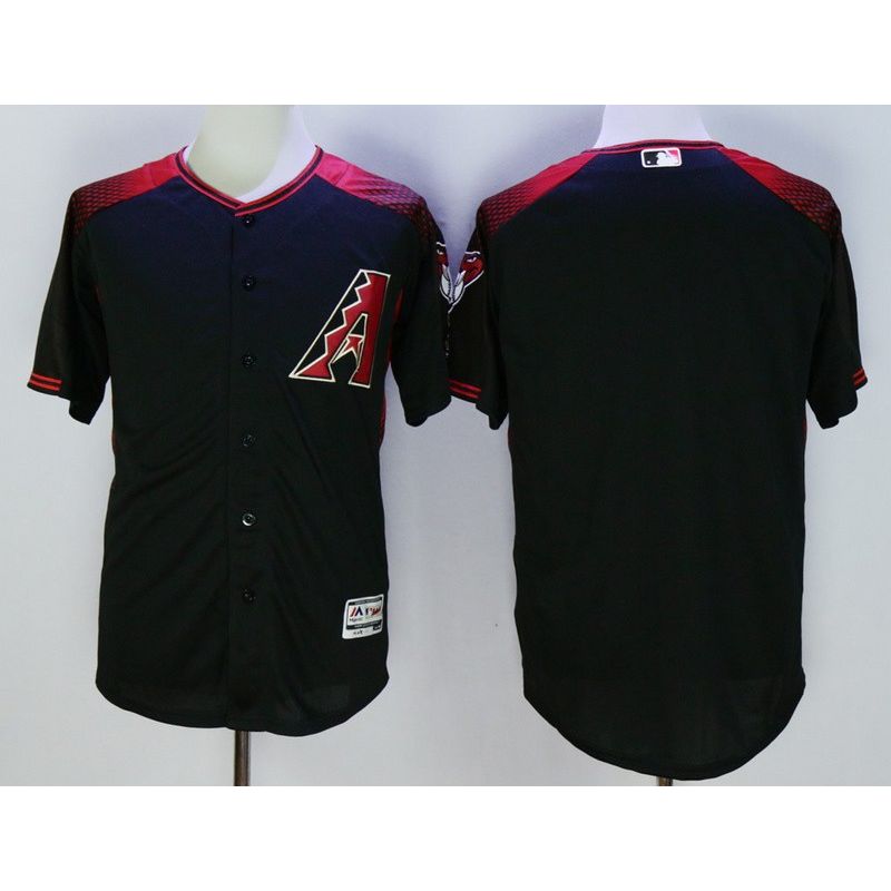 Cheap Diamondbacks Jersey From China Black Blank 2016 in Men Women Youth Size