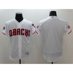 Cheap Diamondbacks Jersey From China White Fashion Stars & Stripes Blank 2016 FLEXBASE in Men Women Youth Size