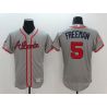 Cheap Freddie Freeman Braves Jersey From China Grey Fashion Stars & Stripes 2016 FLEXBASE #5 in Men Women Youth Size